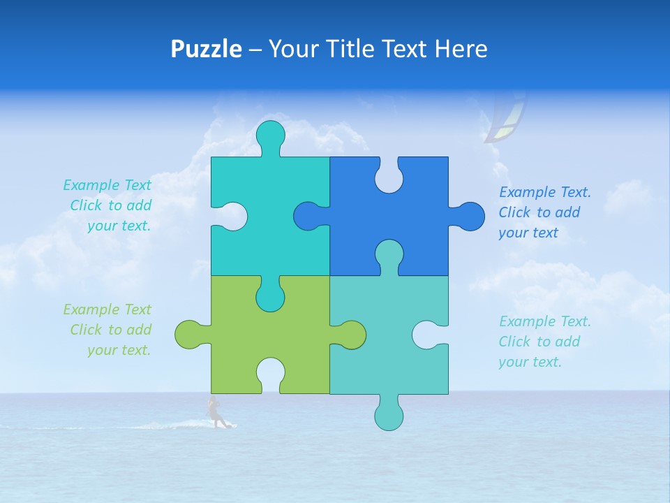 Kite Airborne Watersports PowerPoint Template