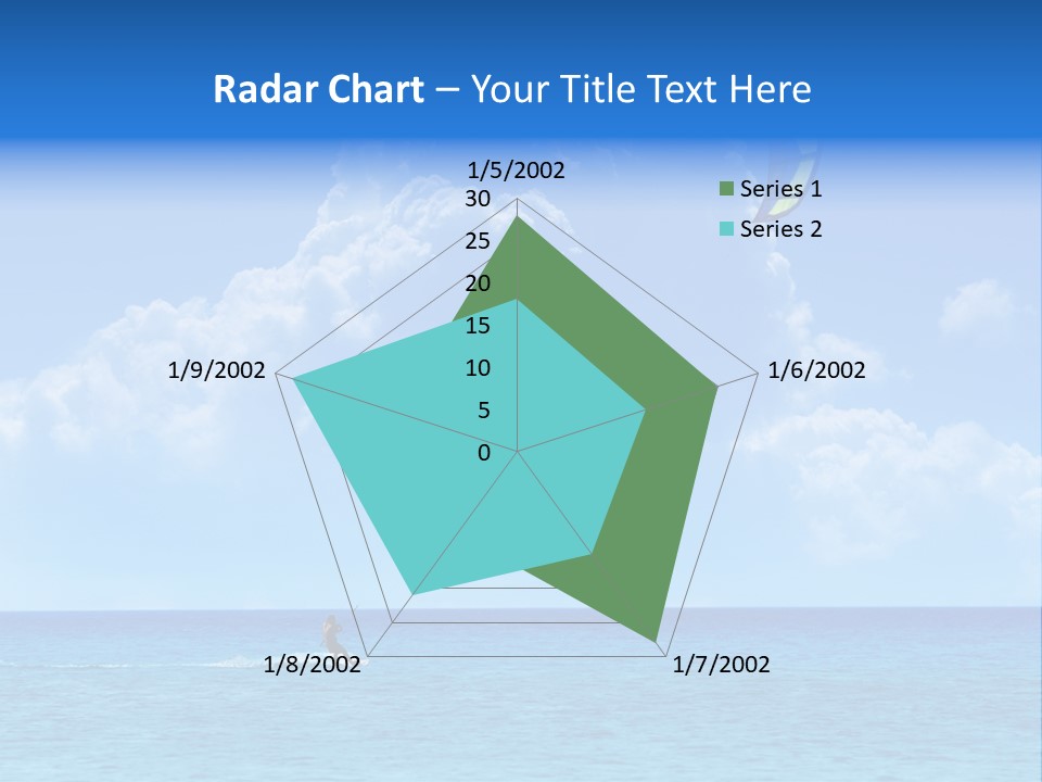 Kite Airborne Watersports PowerPoint Template