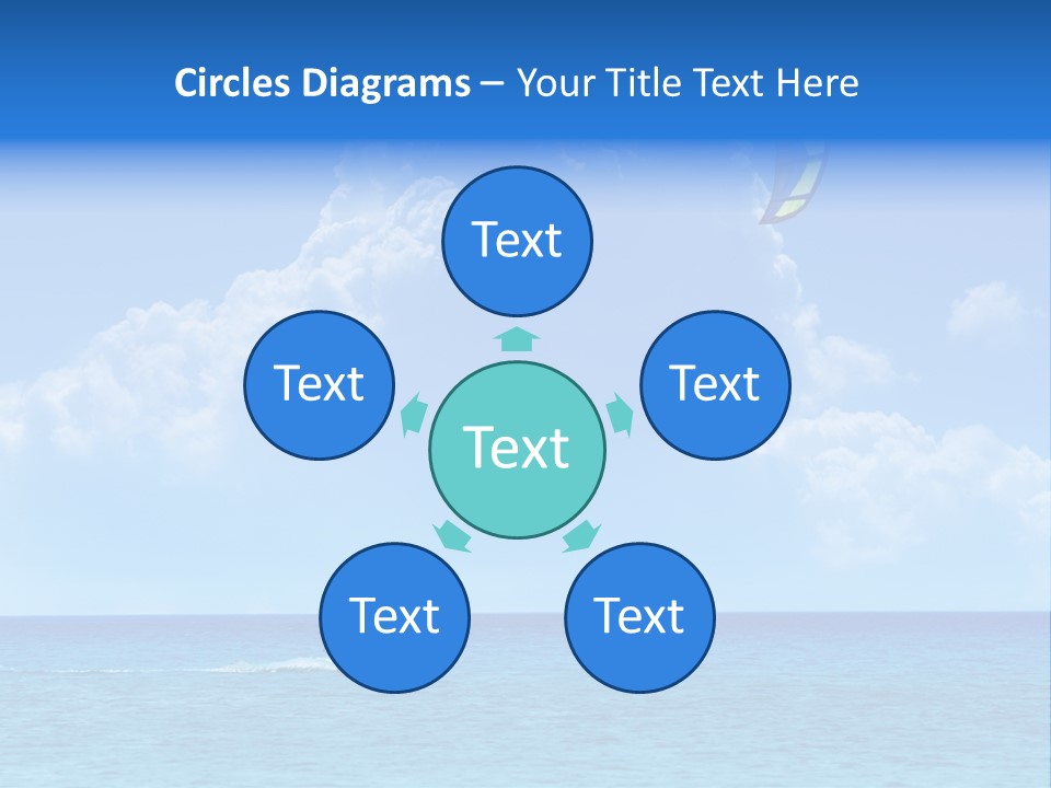 Kite Airborne Watersports PowerPoint Template