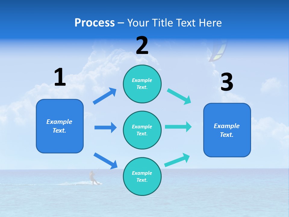 Kite Airborne Watersports PowerPoint Template