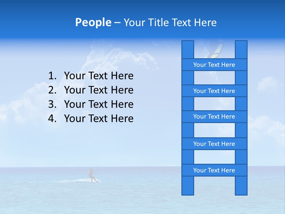 Kite Airborne Watersports PowerPoint Template