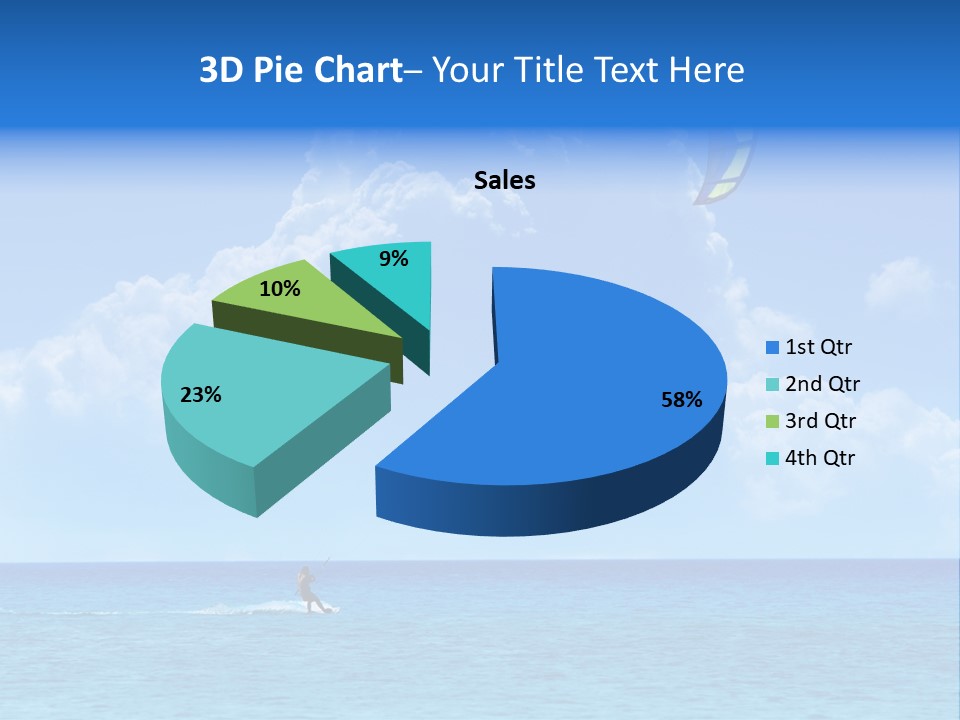 Kite Airborne Watersports PowerPoint Template