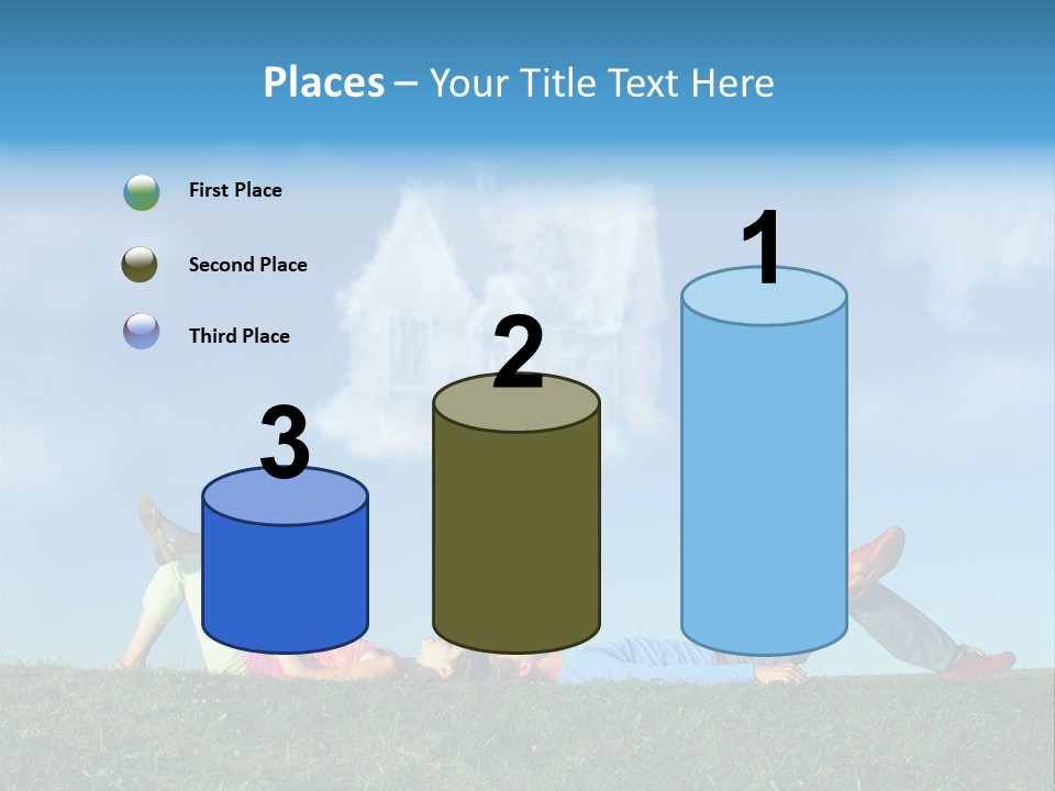 Boy Summer Couple PowerPoint Template