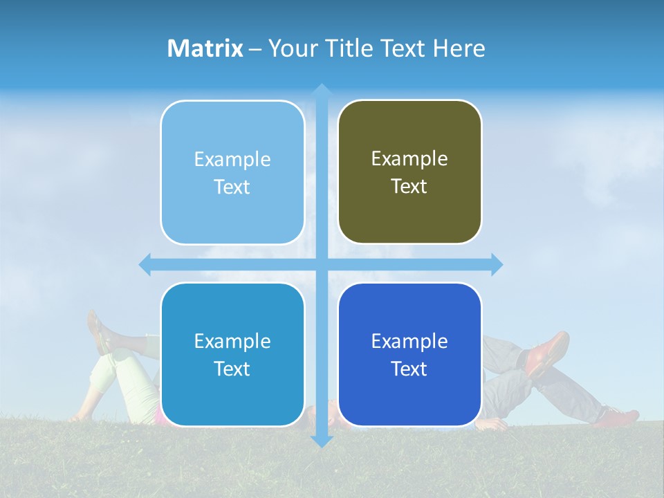 Boy Summer Couple PowerPoint Template