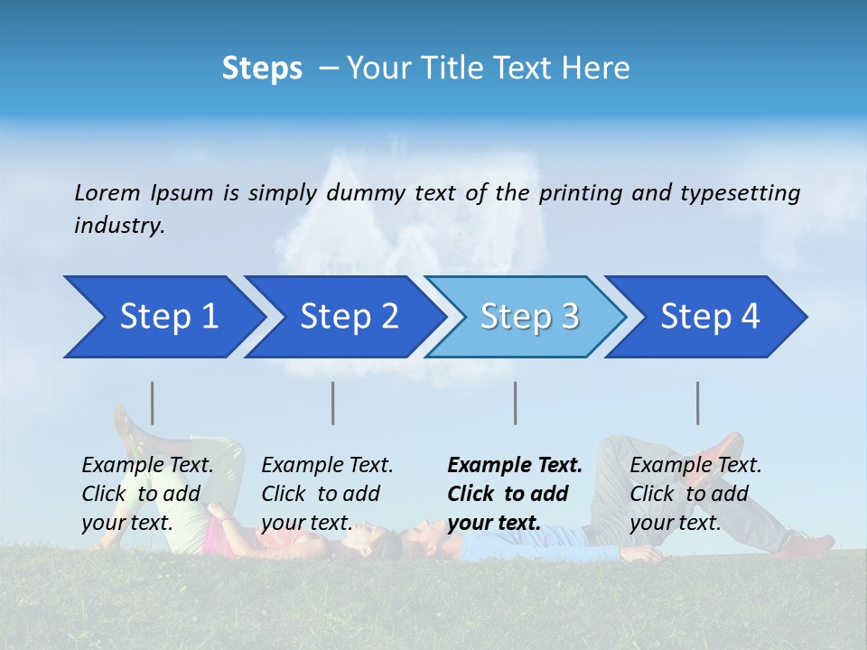 Boy Summer Couple PowerPoint Template