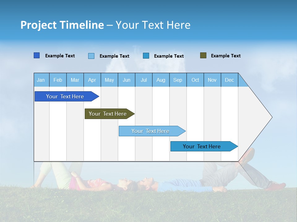 Boy Summer Couple PowerPoint Template