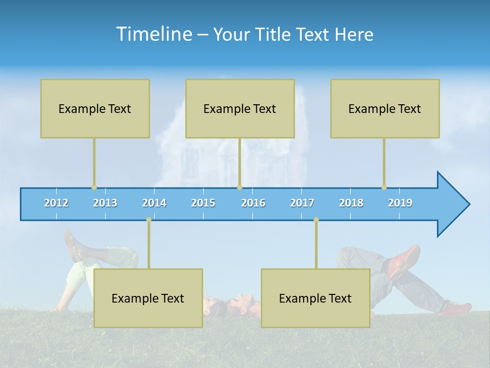 Boy Summer Couple PowerPoint Template