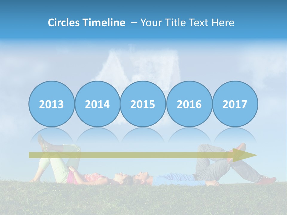 Boy Summer Couple PowerPoint Template