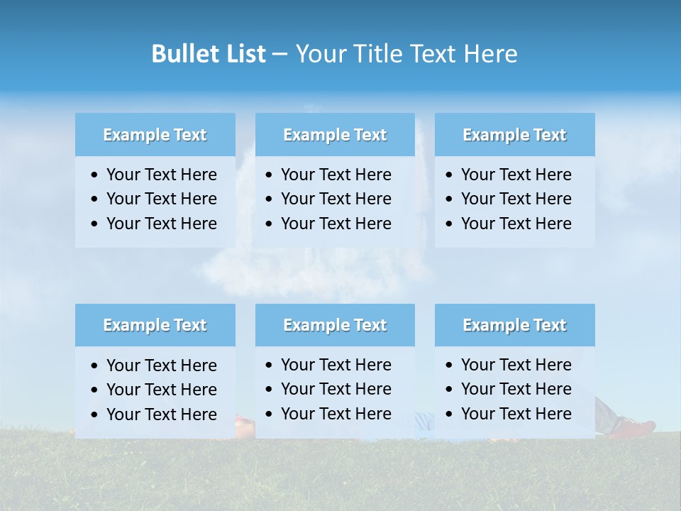 Boy Summer Couple PowerPoint Template