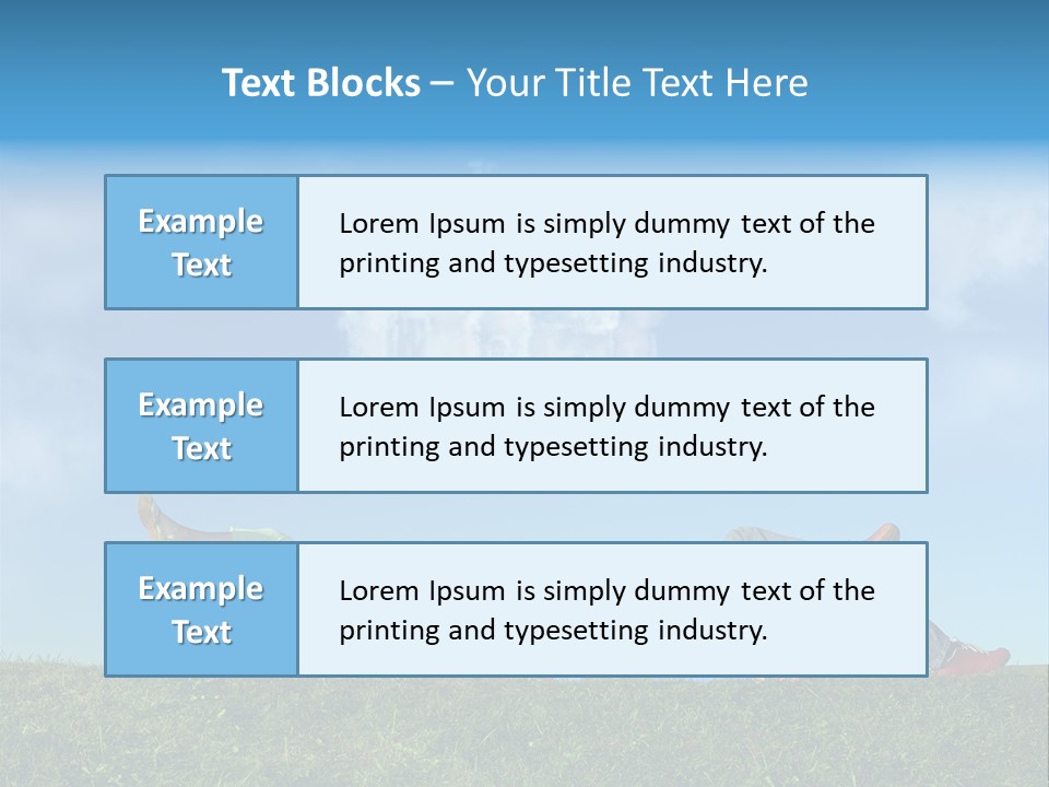 Boy Summer Couple PowerPoint Template