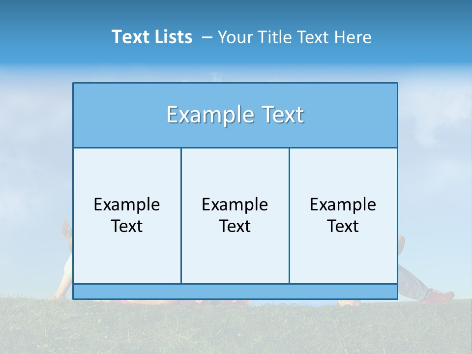 Boy Summer Couple PowerPoint Template