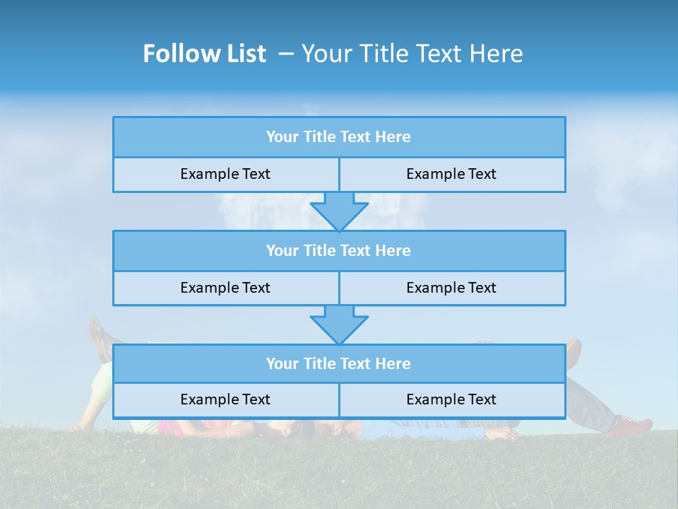 Boy Summer Couple PowerPoint Template