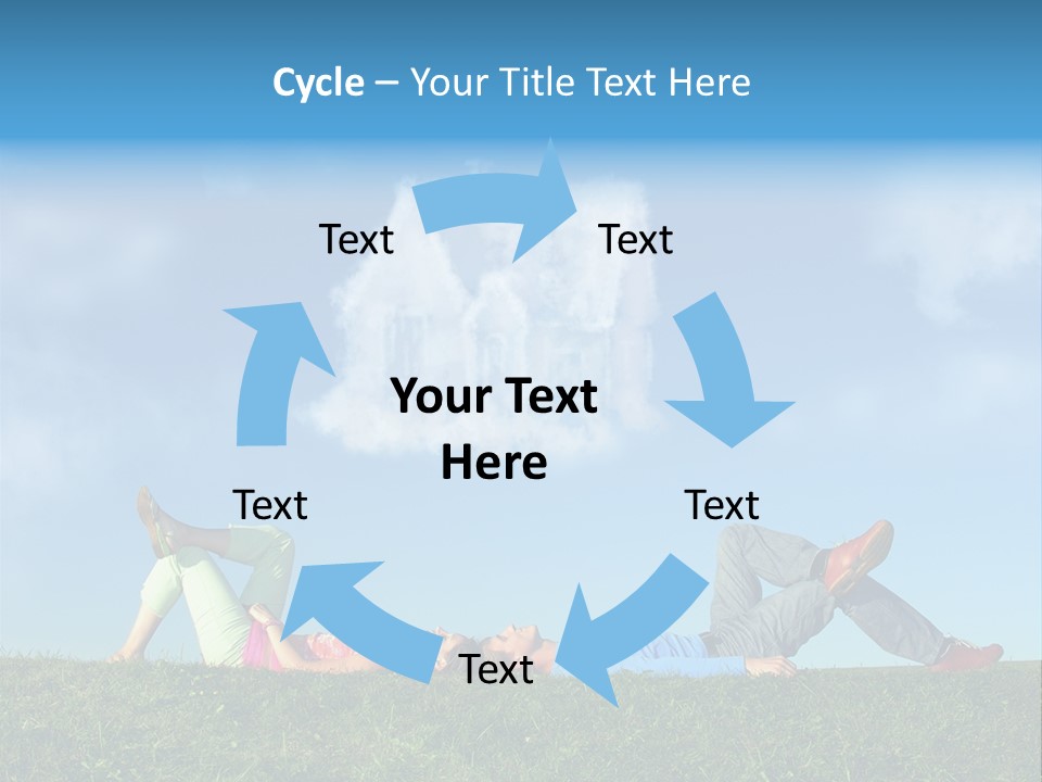 Boy Summer Couple PowerPoint Template