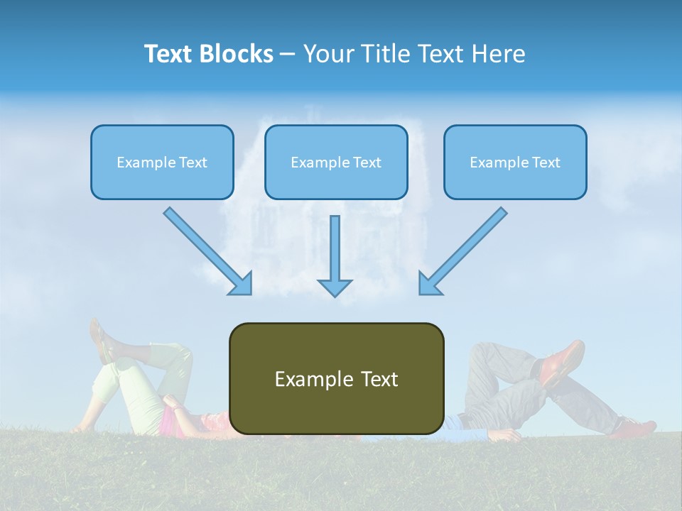 Boy Summer Couple PowerPoint Template