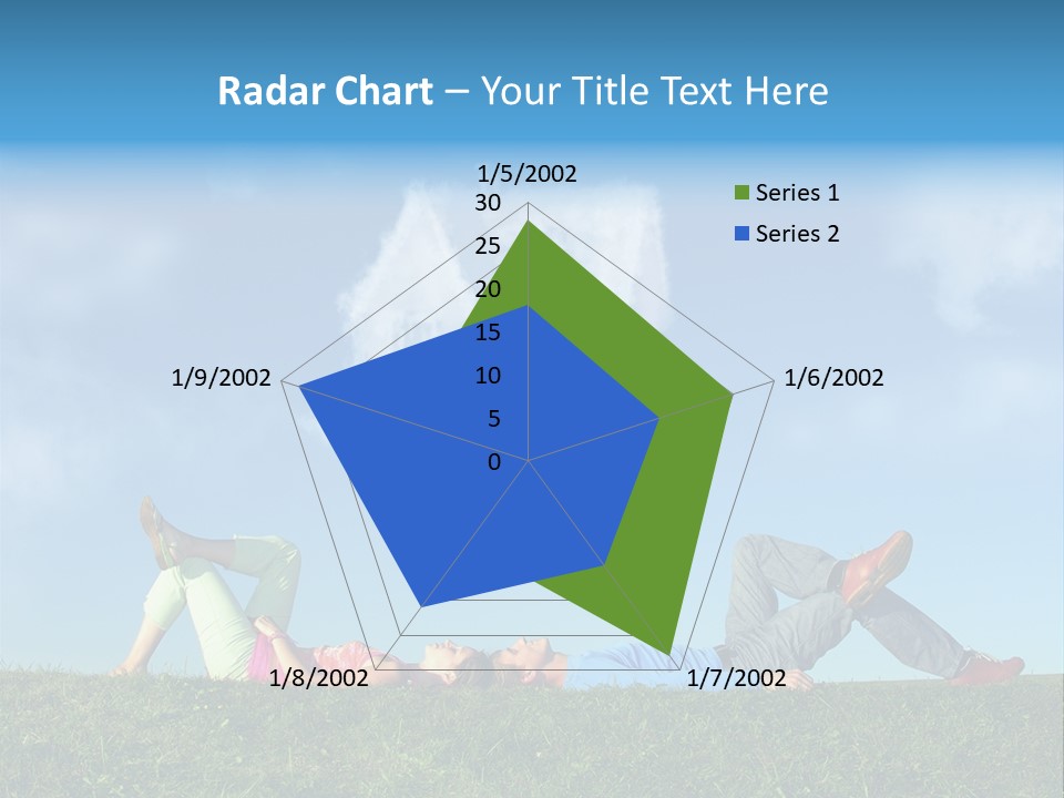 Boy Summer Couple PowerPoint Template