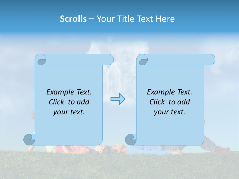 Boy Summer Couple PowerPoint Template