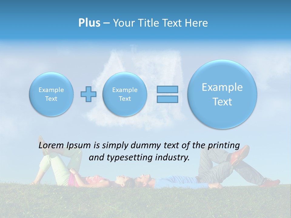 Boy Summer Couple PowerPoint Template