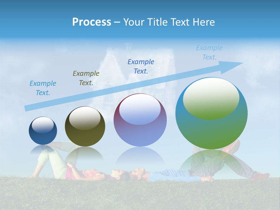 Boy Summer Couple PowerPoint Template