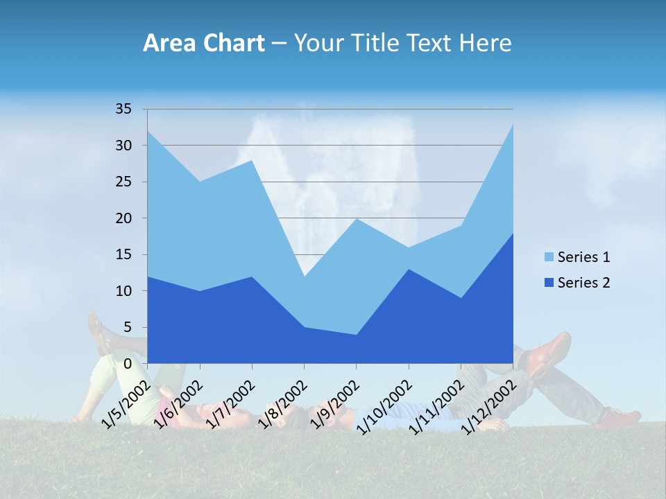 Boy Summer Couple PowerPoint Template