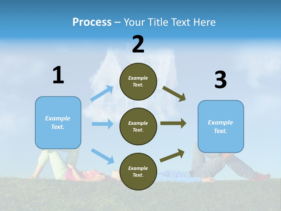Boy Summer Couple PowerPoint Template