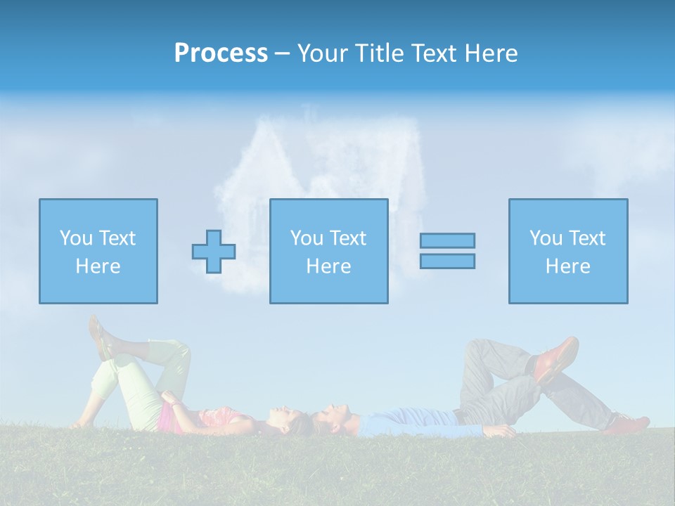 Boy Summer Couple PowerPoint Template