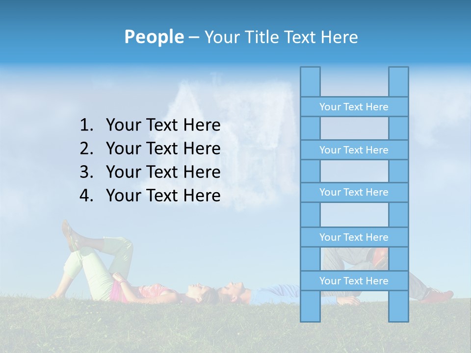 Boy Summer Couple PowerPoint Template