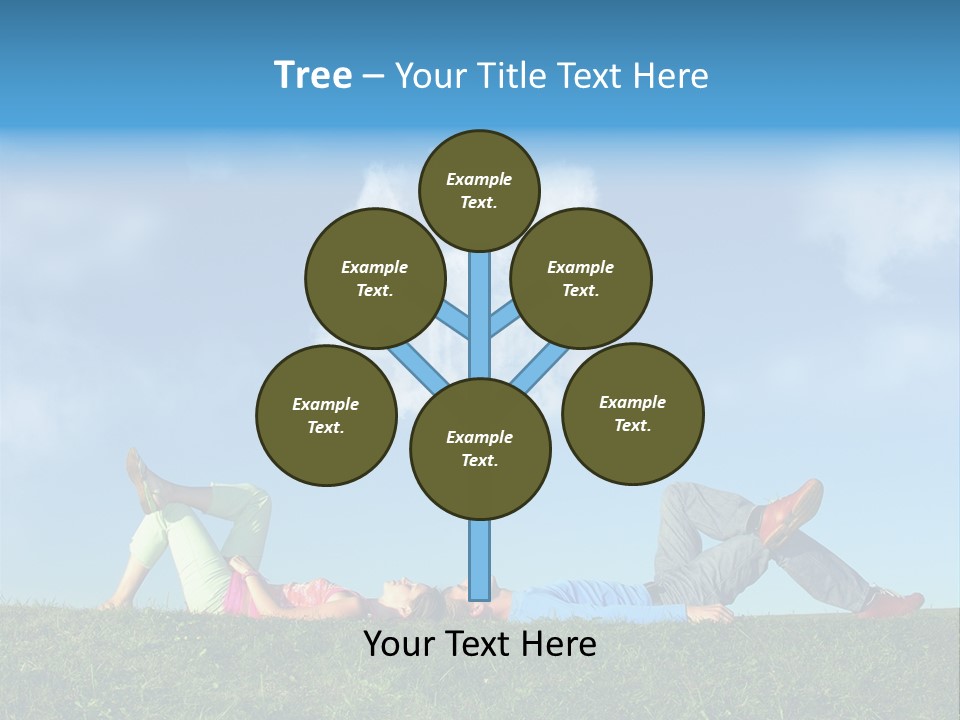 Boy Summer Couple PowerPoint Template