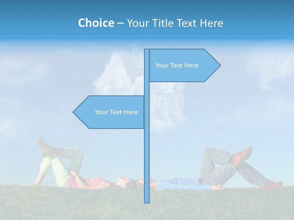 Boy Summer Couple PowerPoint Template