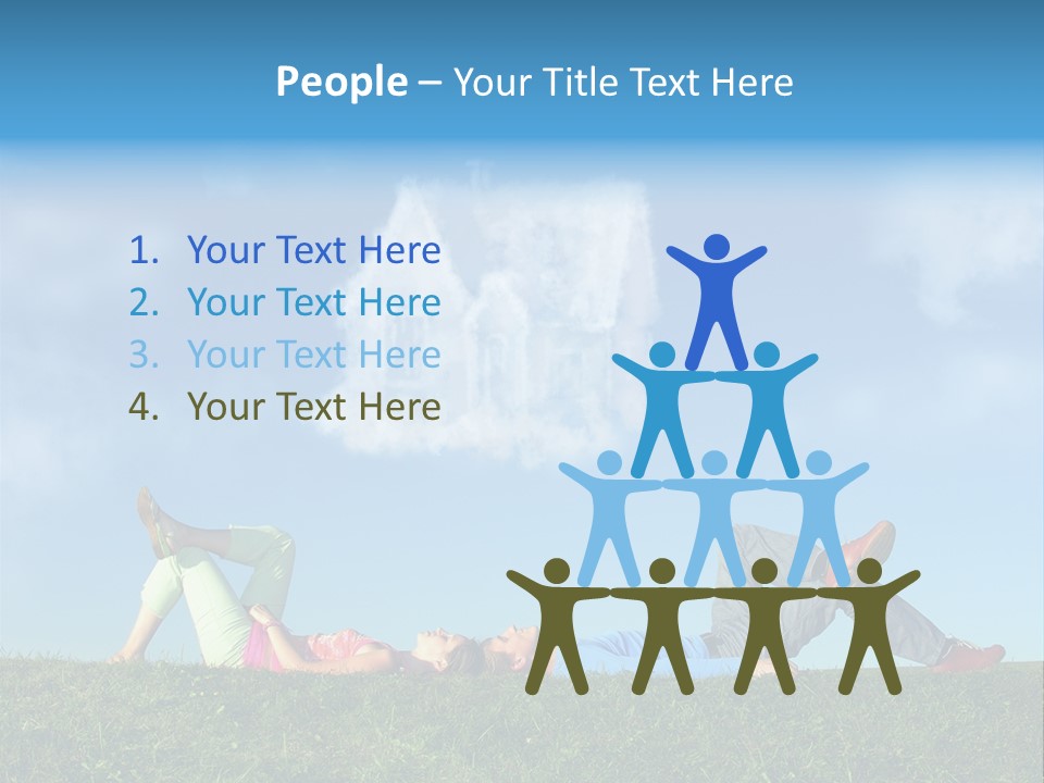 Boy Summer Couple PowerPoint Template