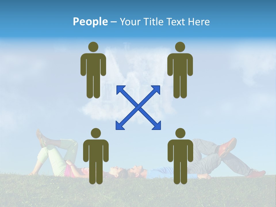 Boy Summer Couple PowerPoint Template