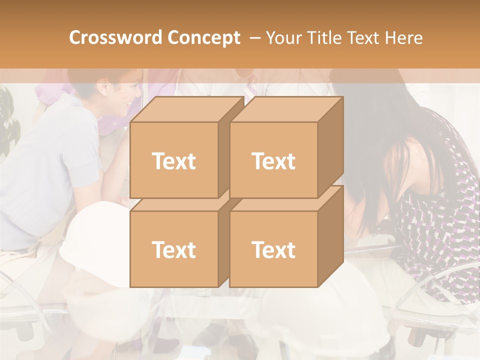 Success Worker People PowerPoint Template