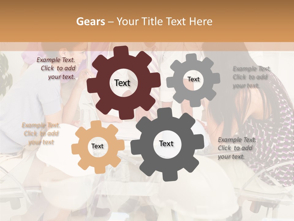 Success Worker People PowerPoint Template