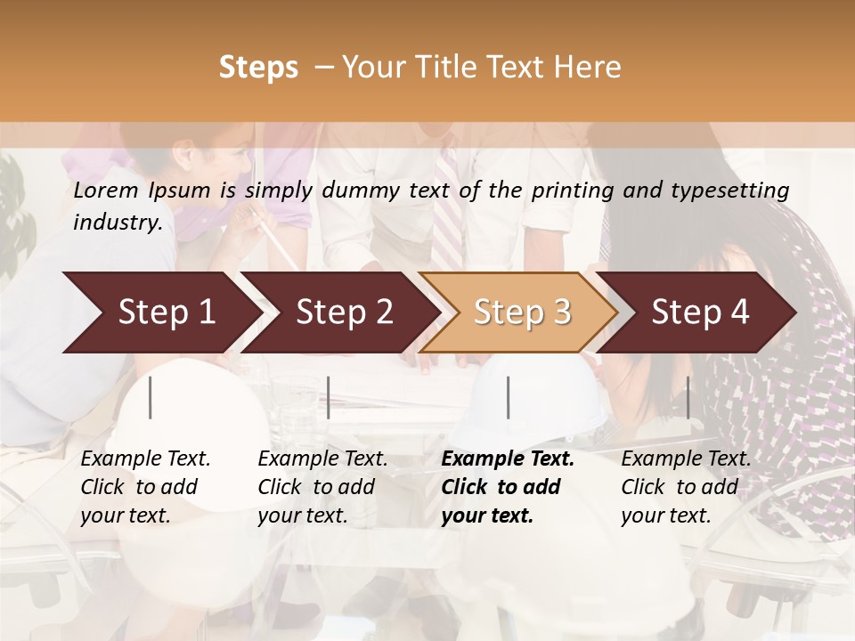 Success Worker People PowerPoint Template