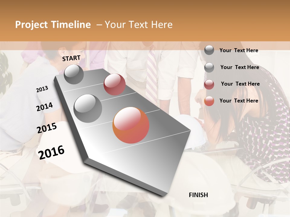 Success Worker People PowerPoint Template