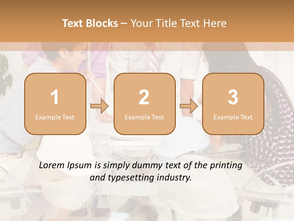 Success Worker People PowerPoint Template