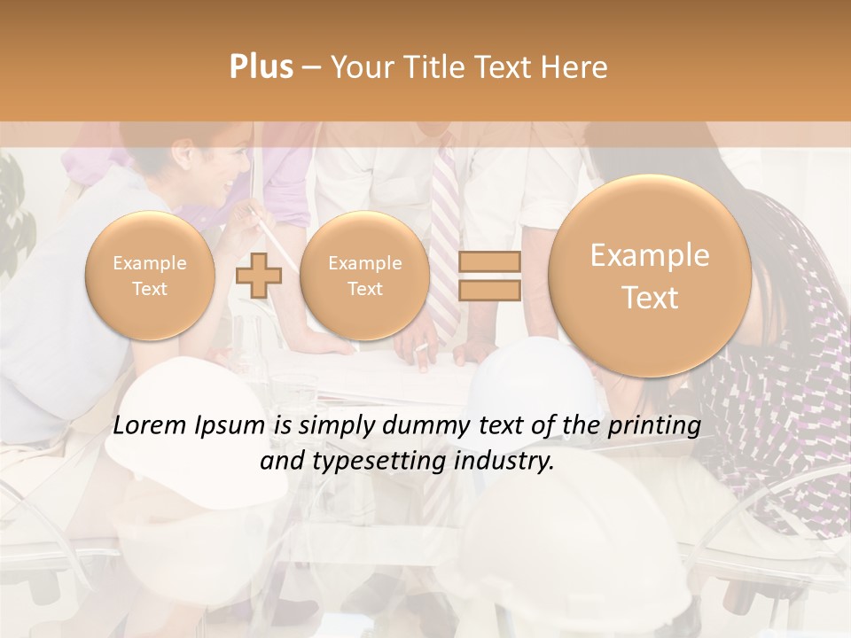 Success Worker People PowerPoint Template