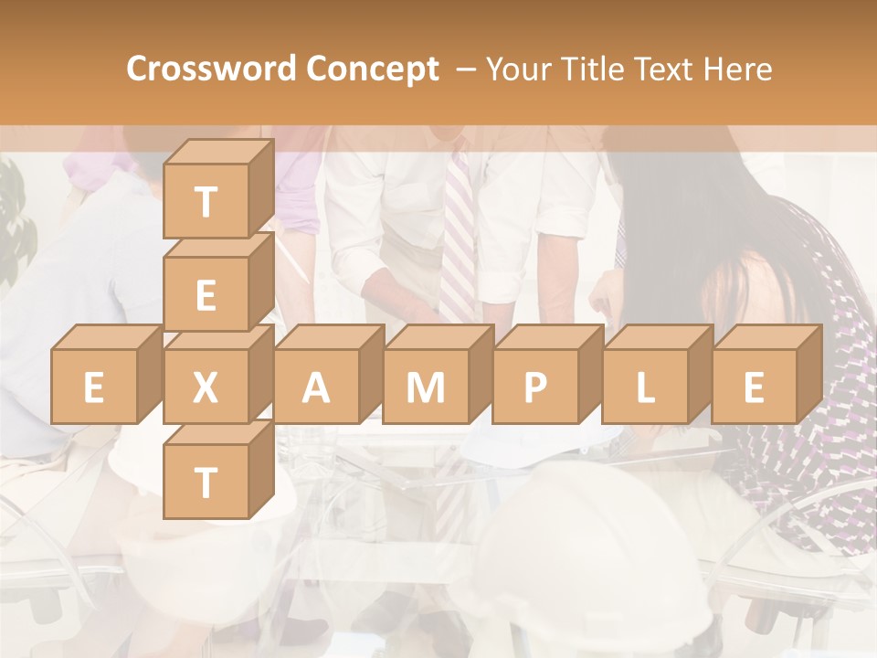 Success Worker People PowerPoint Template