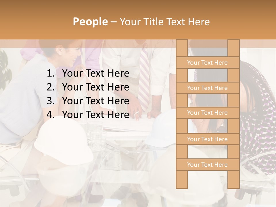 Success Worker People PowerPoint Template