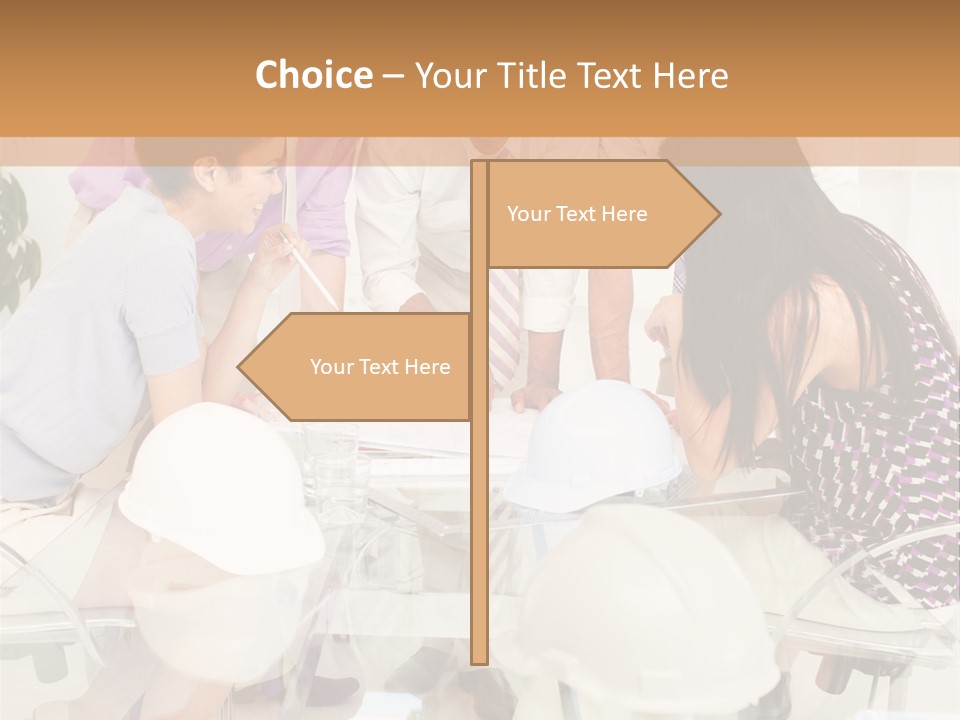 Success Worker People PowerPoint Template