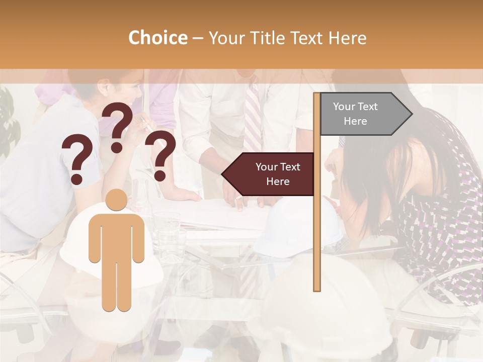 Success Worker People PowerPoint Template