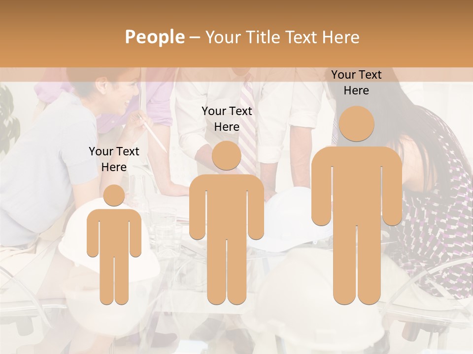 Success Worker People PowerPoint Template