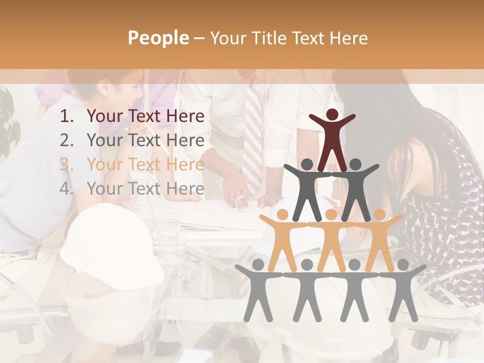 Success Worker People PowerPoint Template