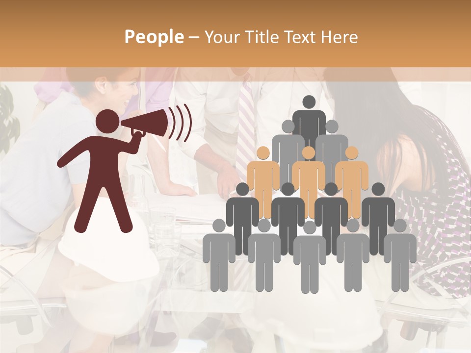 Success Worker People PowerPoint Template
