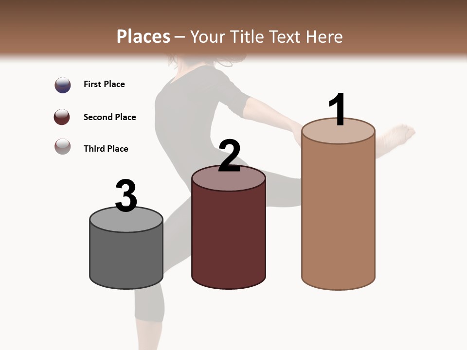 Color Temptation Stretching PowerPoint Template