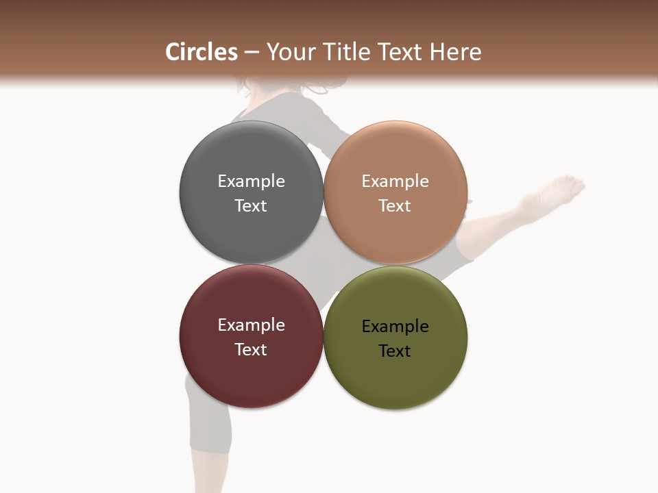 Color Temptation Stretching PowerPoint Template