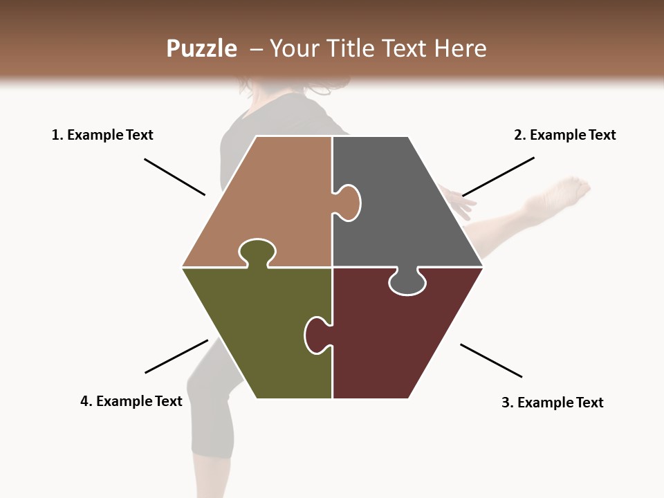 Color Temptation Stretching PowerPoint Template