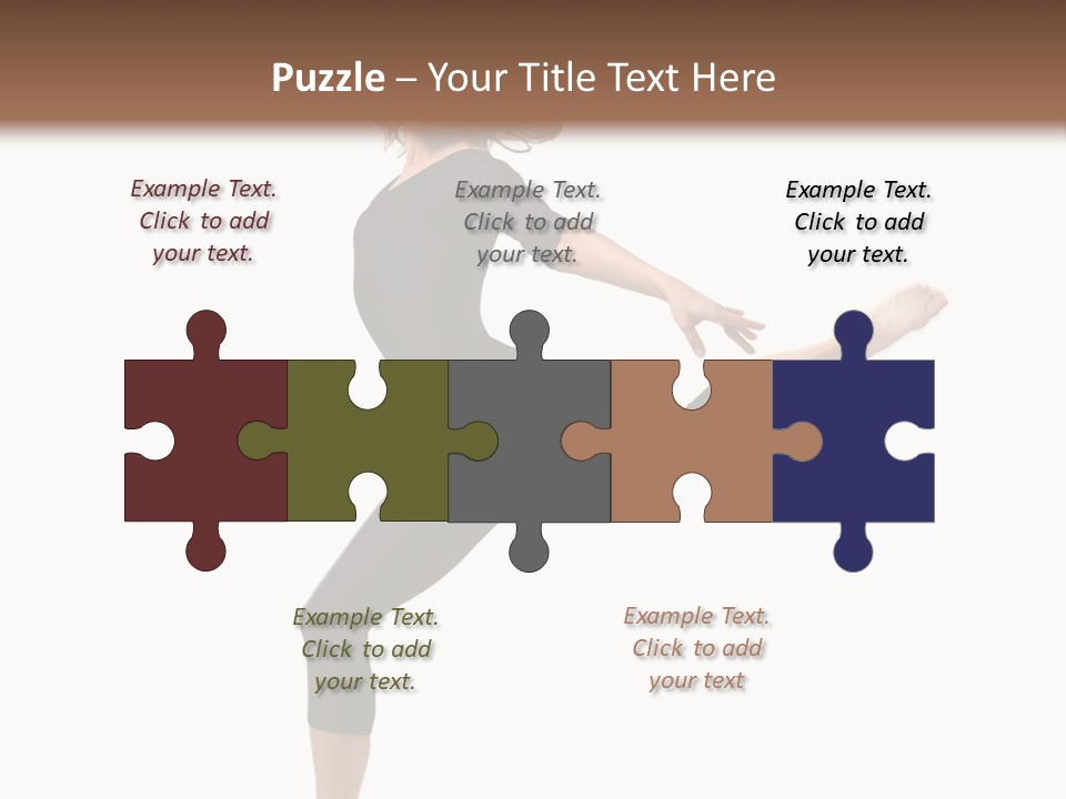 Color Temptation Stretching PowerPoint Template