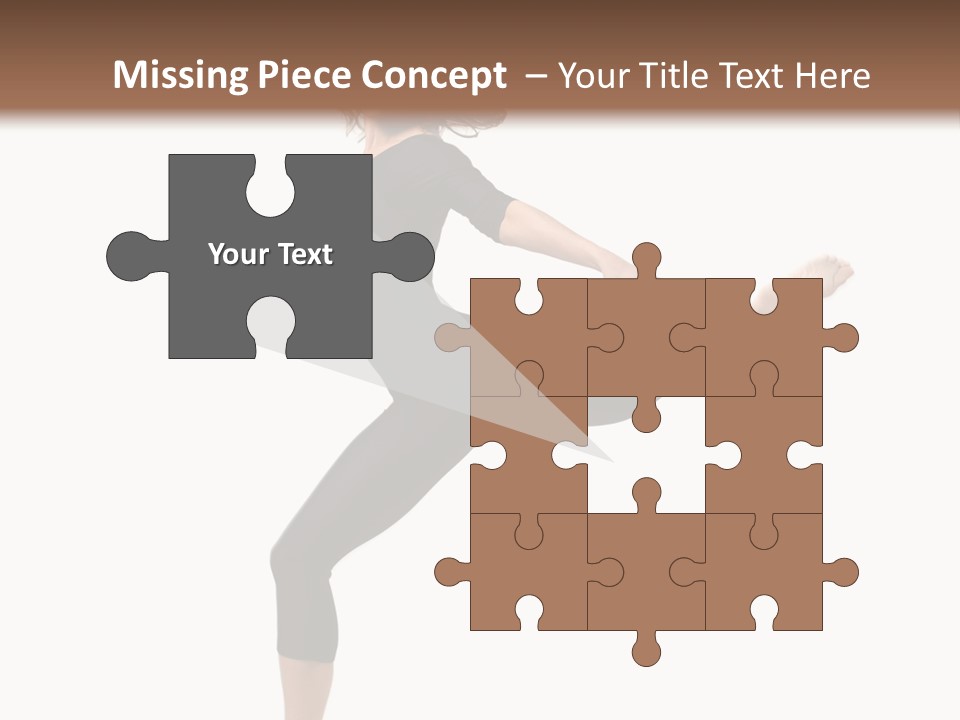 Color Temptation Stretching PowerPoint Template