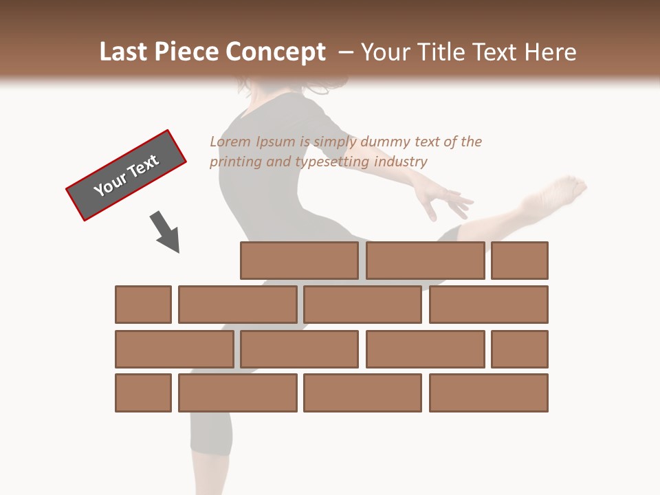 Color Temptation Stretching PowerPoint Template