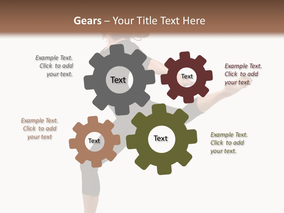 Color Temptation Stretching PowerPoint Template